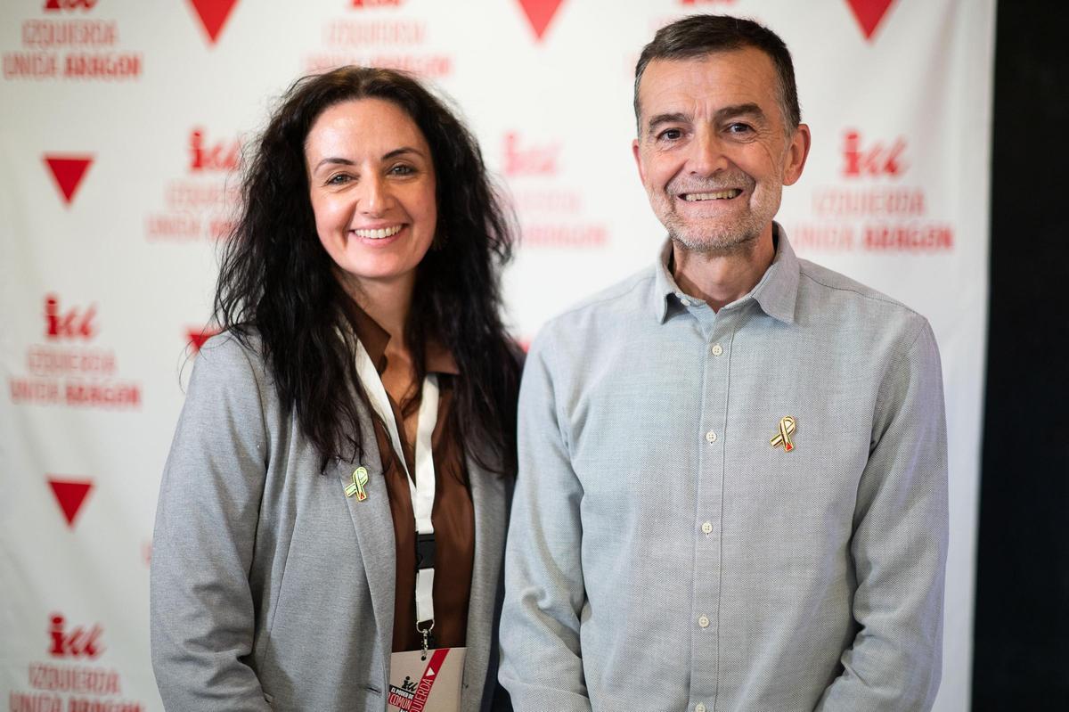 Marta Abengochea y Antonio Maíllo, de Izquierda Unida.