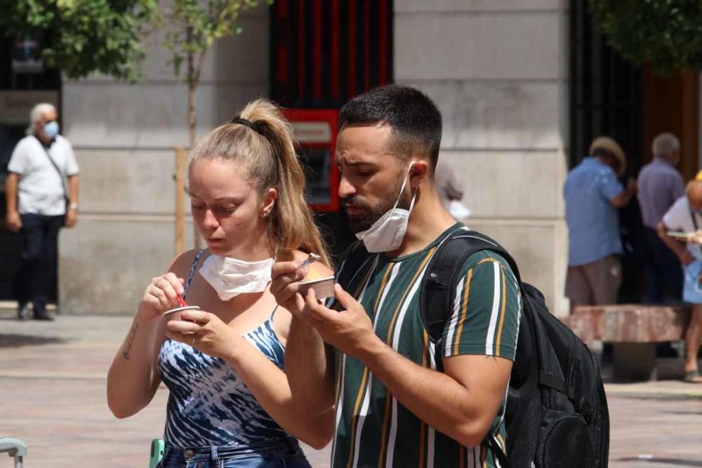 El calor se deja notar con fuerza en Málaga