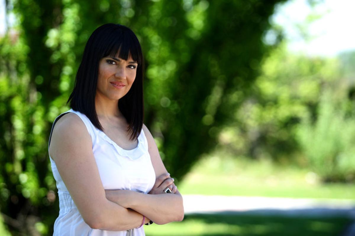 Irene Villa, posant per a una entrevista el 2011. Irene Villa, posant per a una entrevista el 2011.