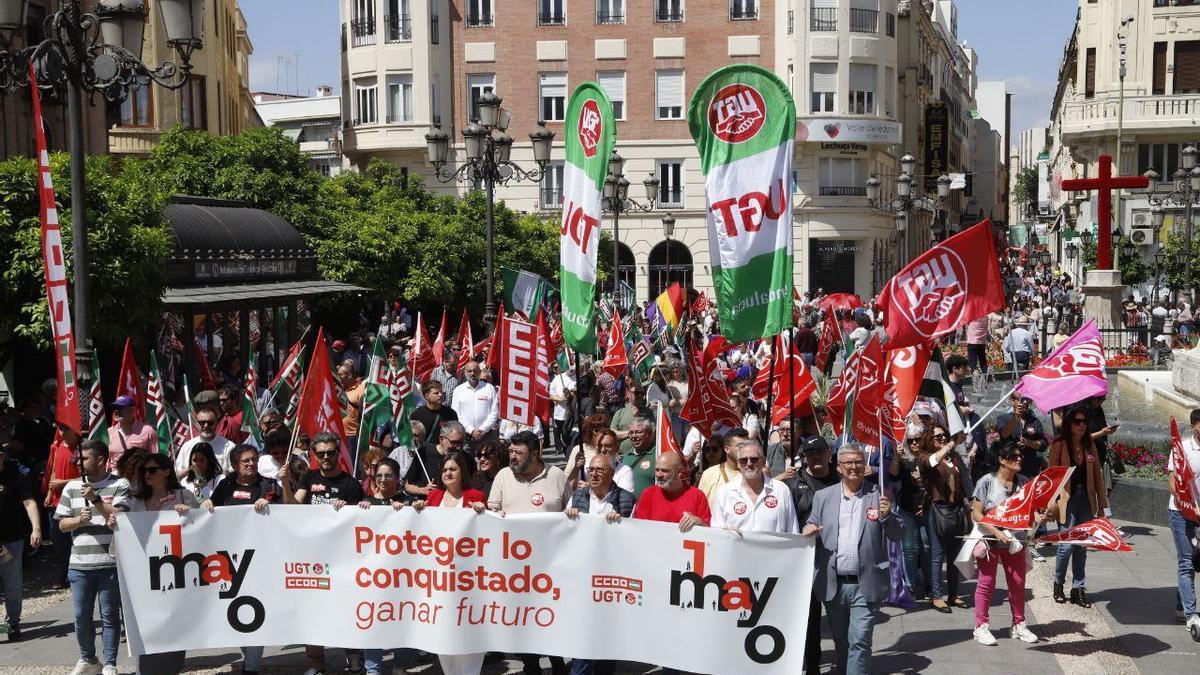 Manifestación del Primero de mayo en Córdoba