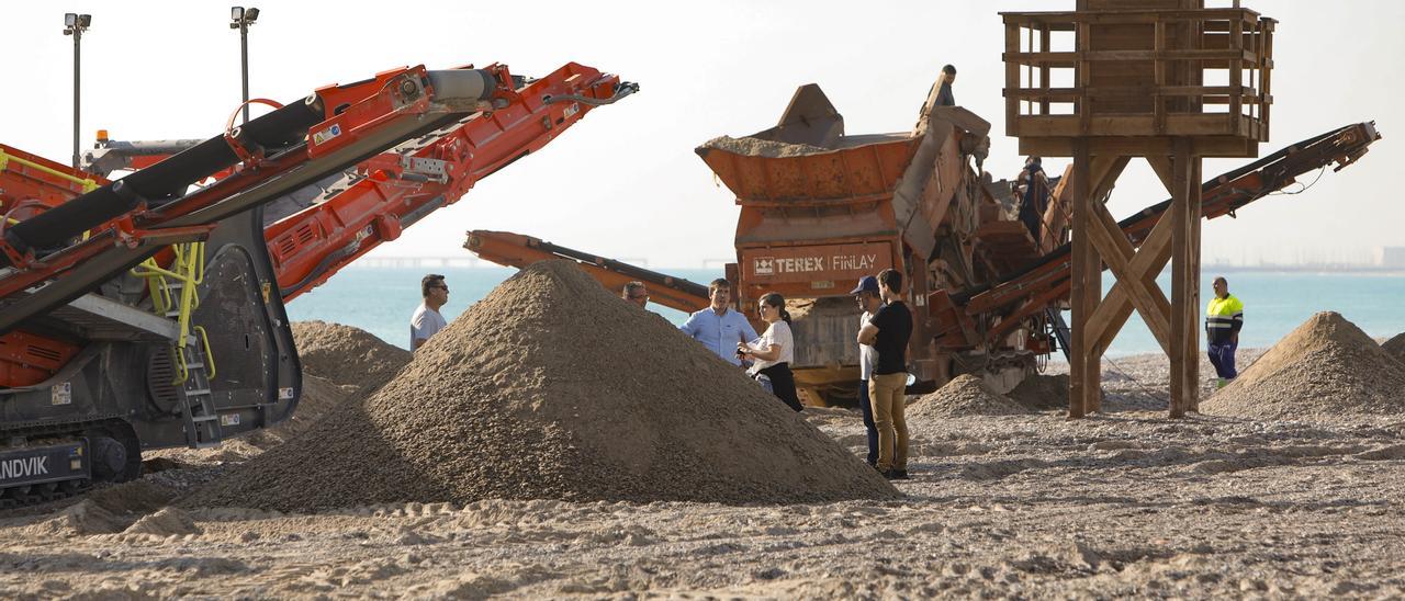 La extracción de piedras para Almenara en la costa de Sagunt acaba en la fiscalía.