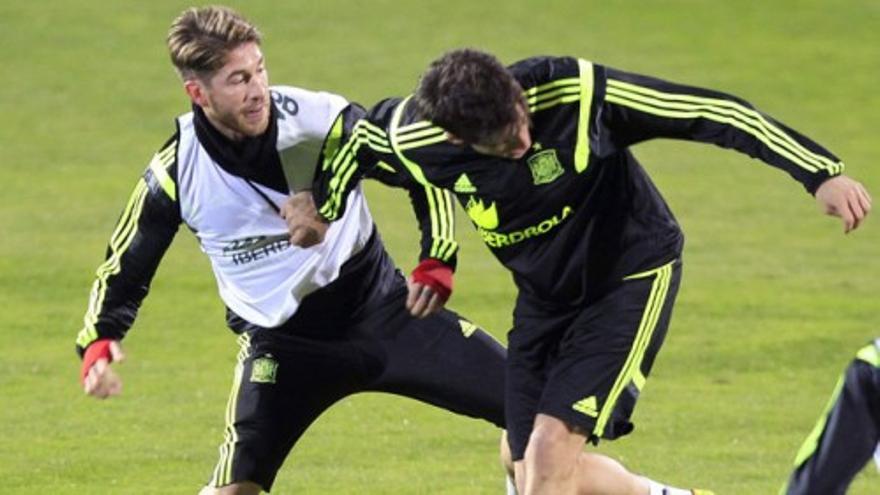 Javi Martínez se lesiona en el entrenamiento de la Roja