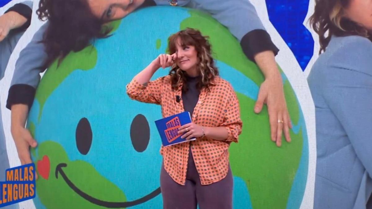 Raquel Hervás en su despedida en 'Malas Lenguas'