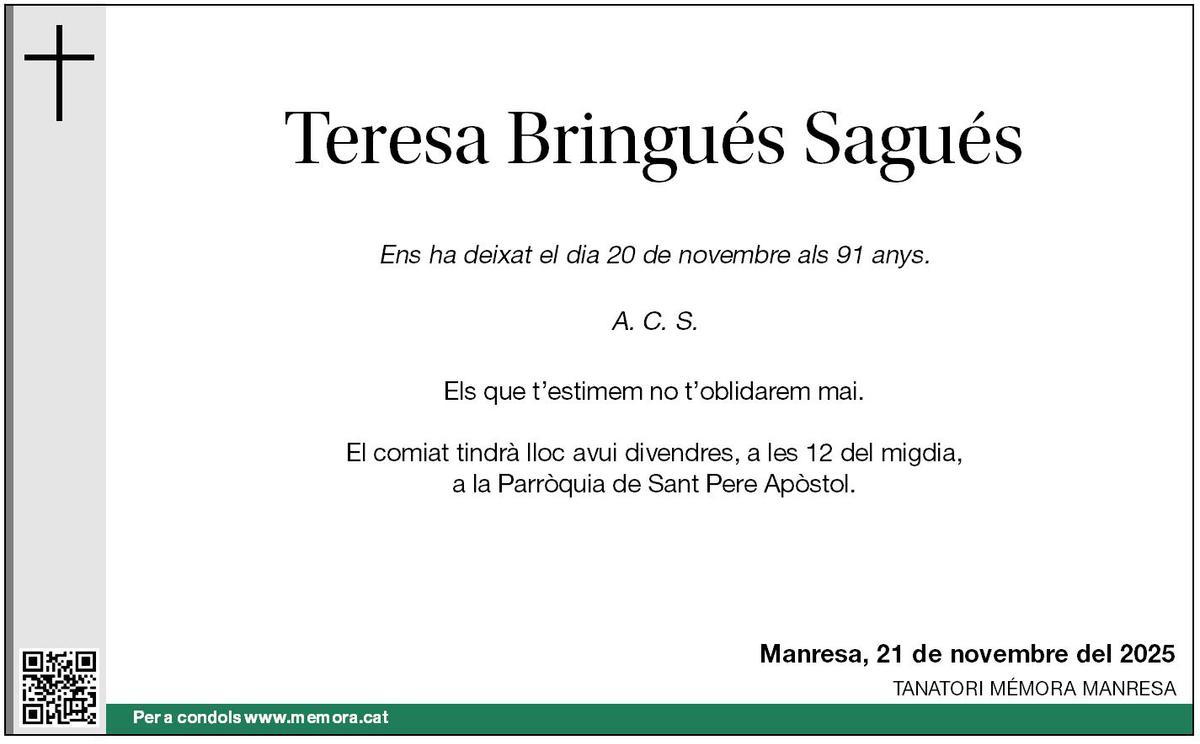 Teresa Bringués Sagués