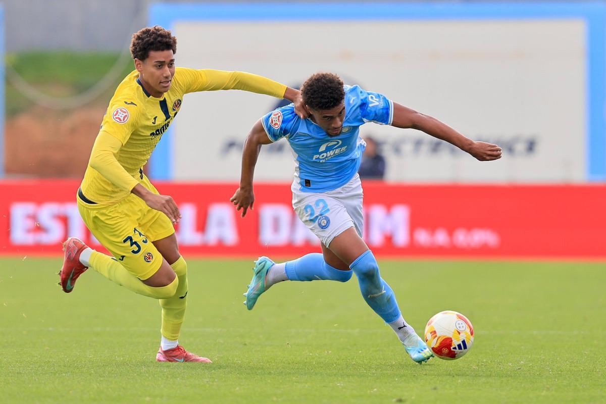 César Bonafé volvió a tener minutos con el primer filial del Villarreal.