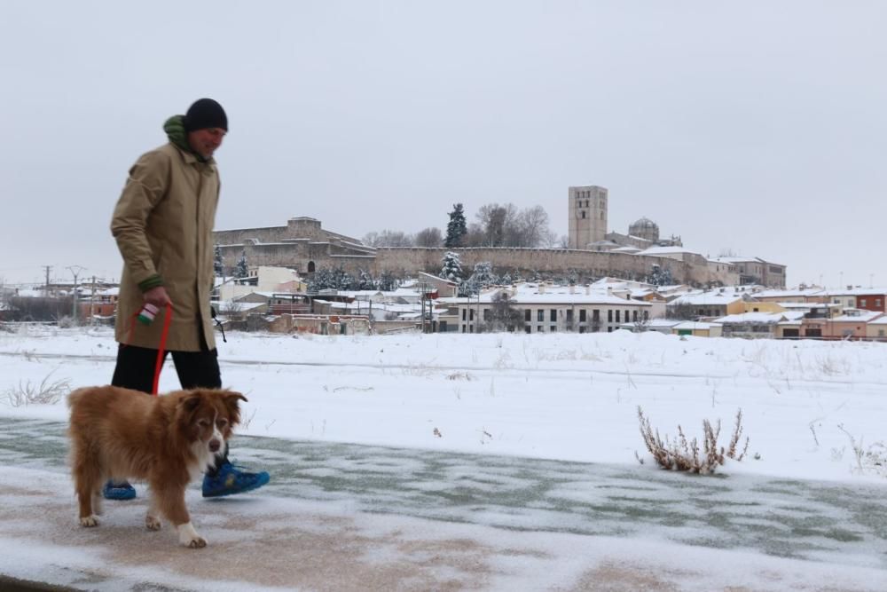 Nevada en Zamora: La ciudad, intransitable