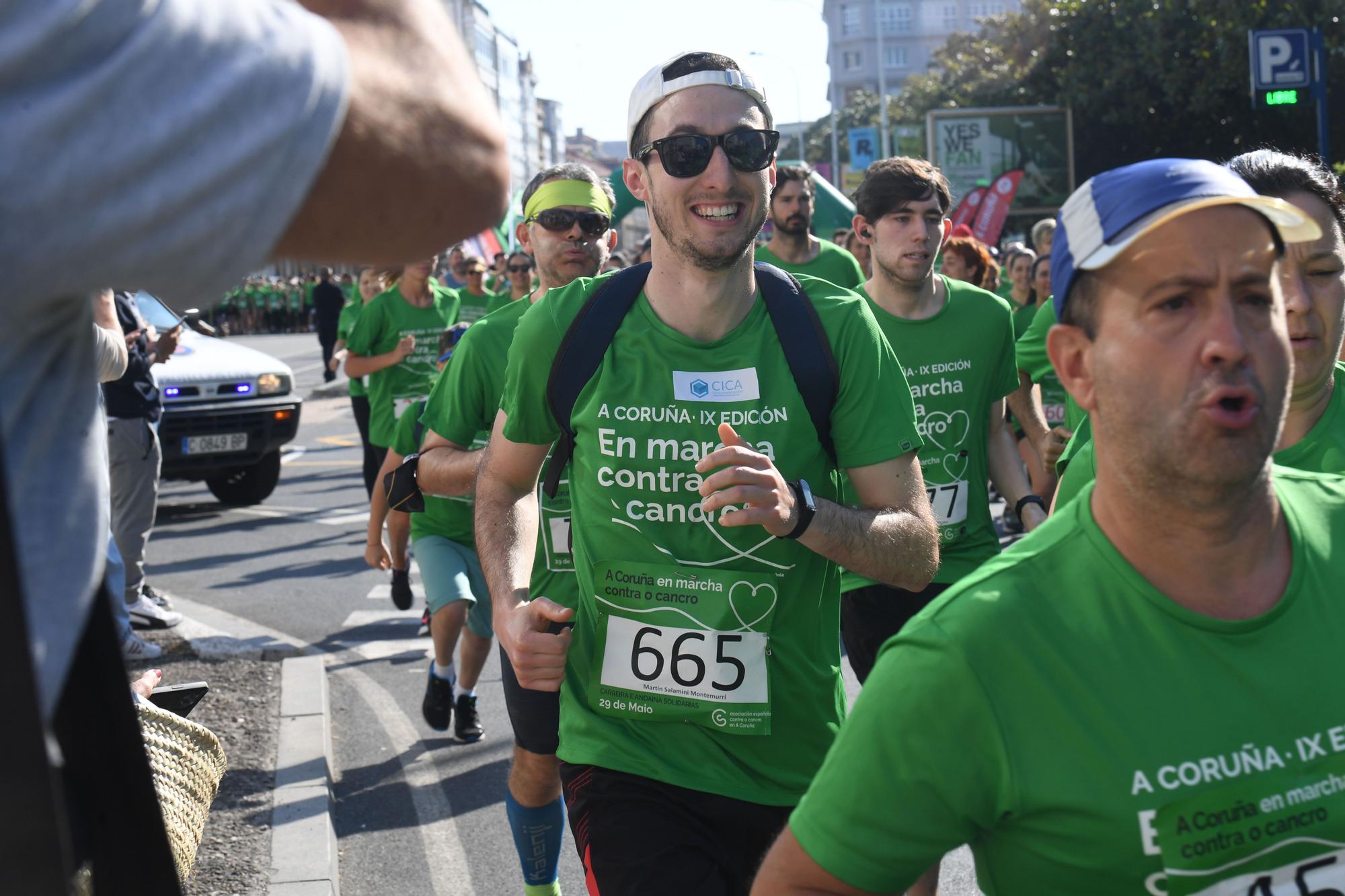 La Carrera contra el Cáncer tiñe de verde la ciudad