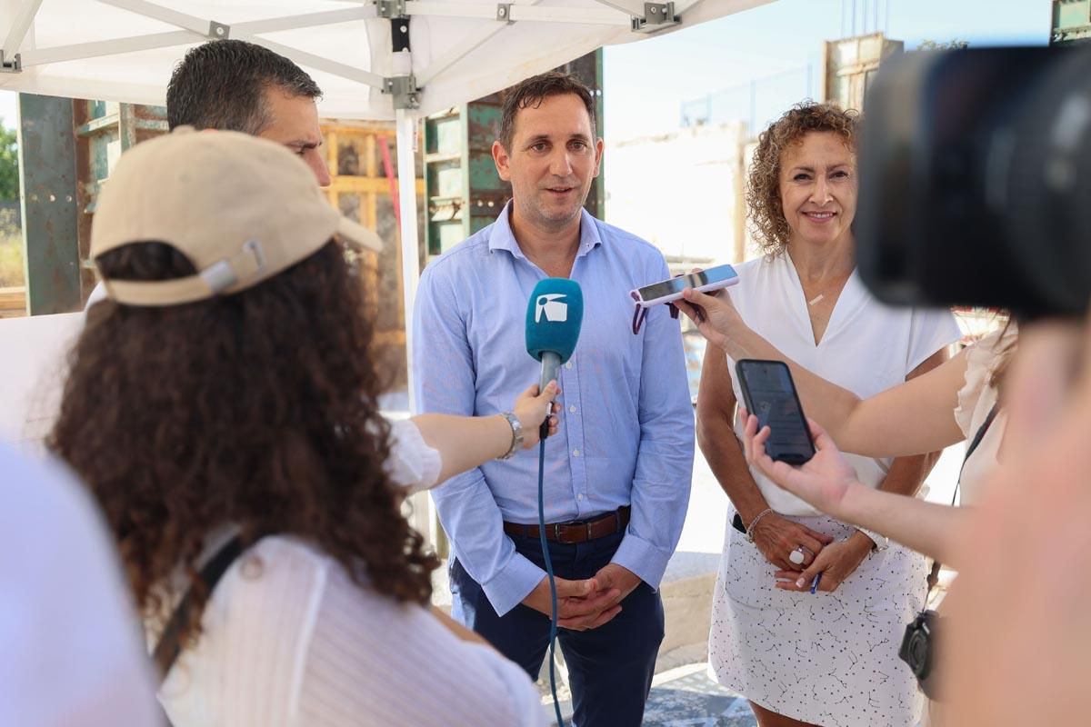 Galería: visita a las obras de la nueva escoleta de Sant Rafel