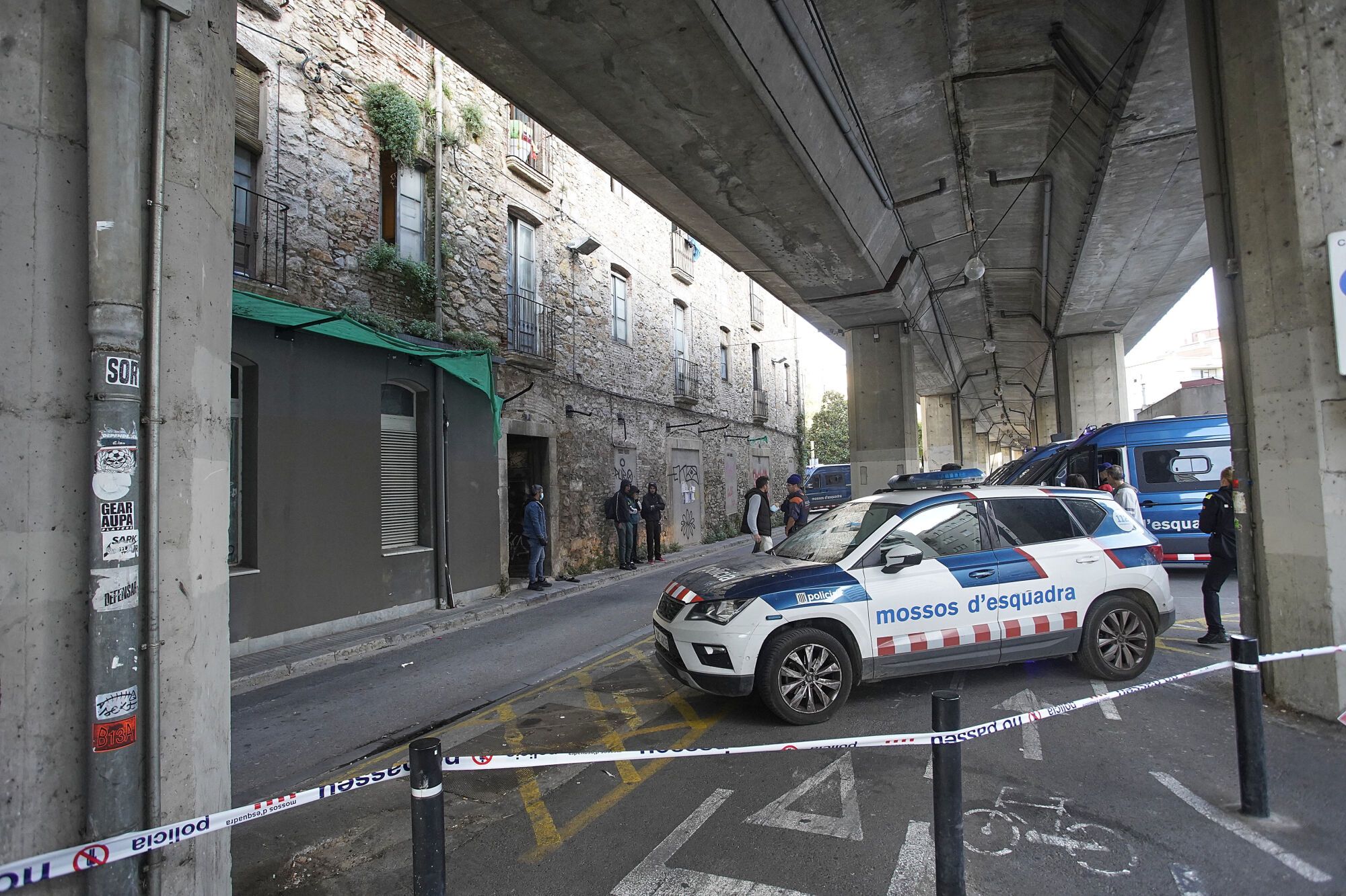 Girona carrer Tomàs Mieres desallotjament edifici ocupat