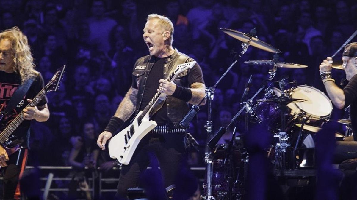 Metallica, en un concierto en Madrid.