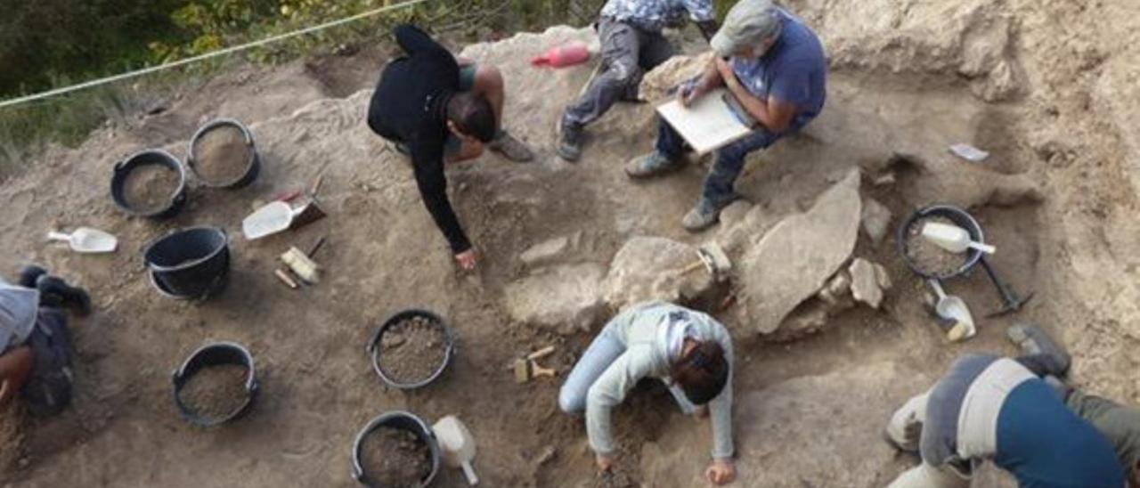 Excavació a Sant Martí de Tous