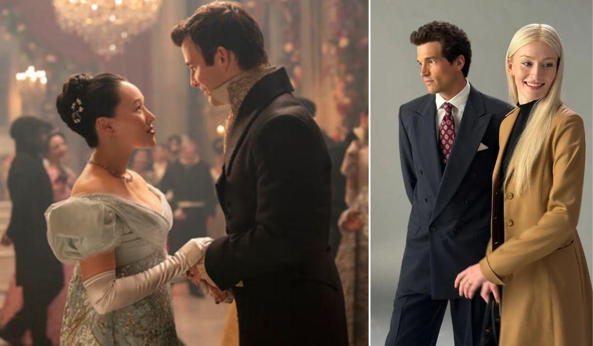 Las carismáticas parejas protagonistas de Los Bridgerton y Love Story:John F. Kennedy y Carolyn Bessette.