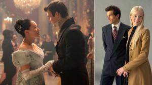 Las carismáticas parejas protagonistas de Los Bridgerton y Love Story:John F. Kennedy y Carolyn Bessette.
