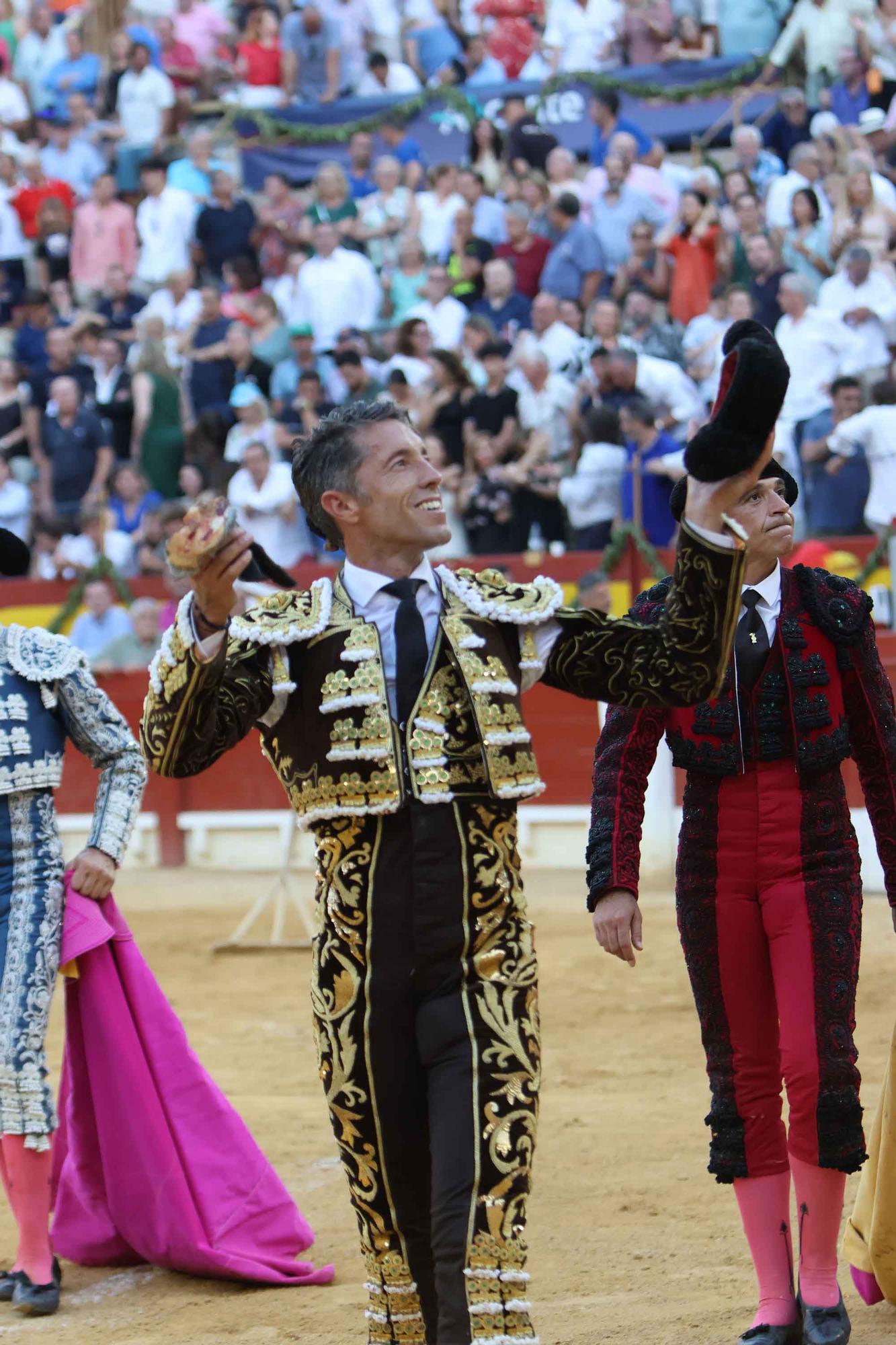 Rafaelillo, Manuel Escribano y Pablo Aguado cierran la Feria Taurina de Hogueras de Alicante