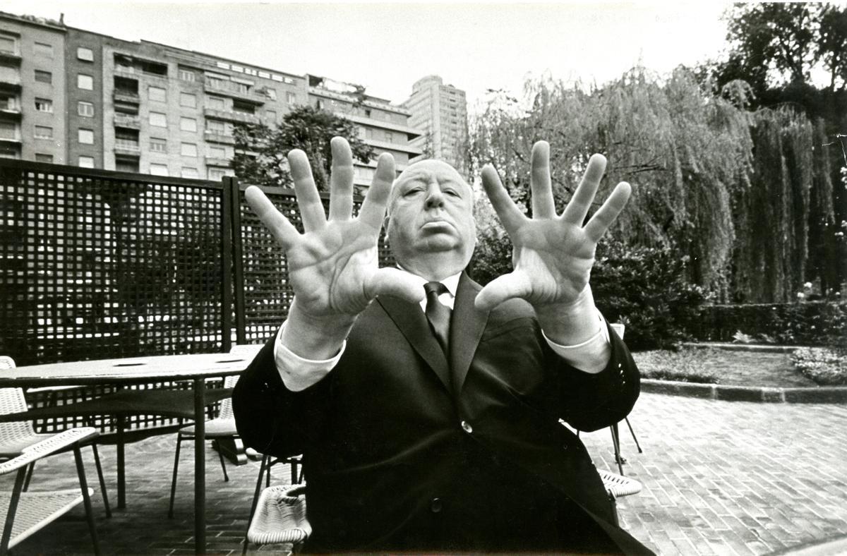 El cineasta Alfred Hitchcock. 