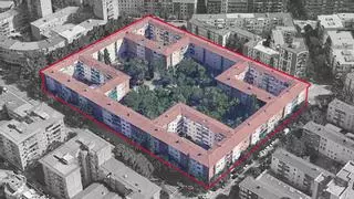 Los edificios de la 'illa Massana' de Sant Andreu se rehabilitarán y podrán ganar balcones