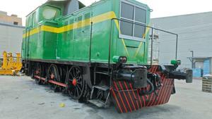 La locomotora restaurada