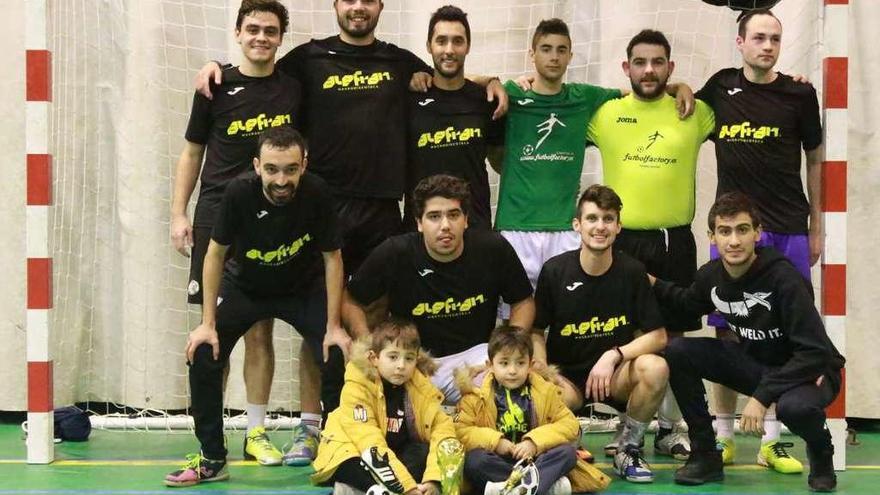 El equipo ganador que se llevó además los trofeos al mejor jugador y mejor portero.