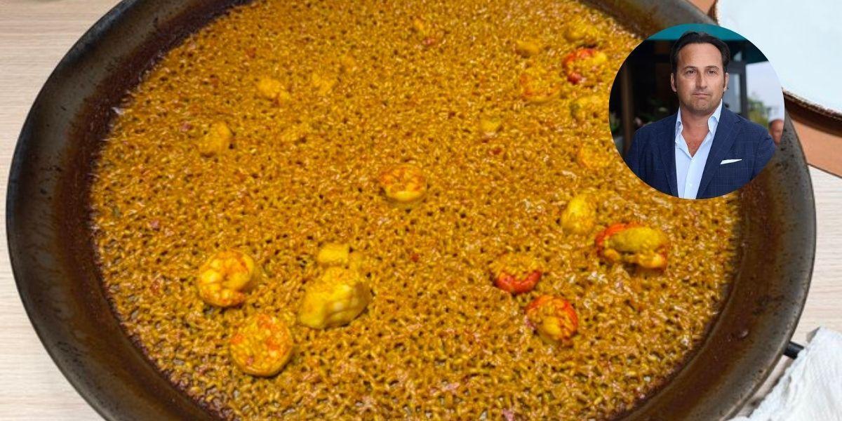 Iker Jiménez regresa a València y disfruta de un arroz al senyoret.