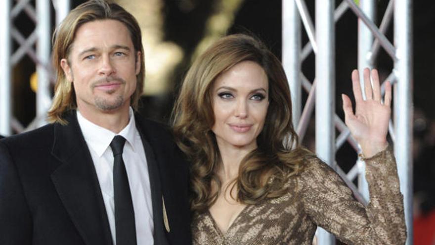 Brad Pitt y Angelina Jolie.