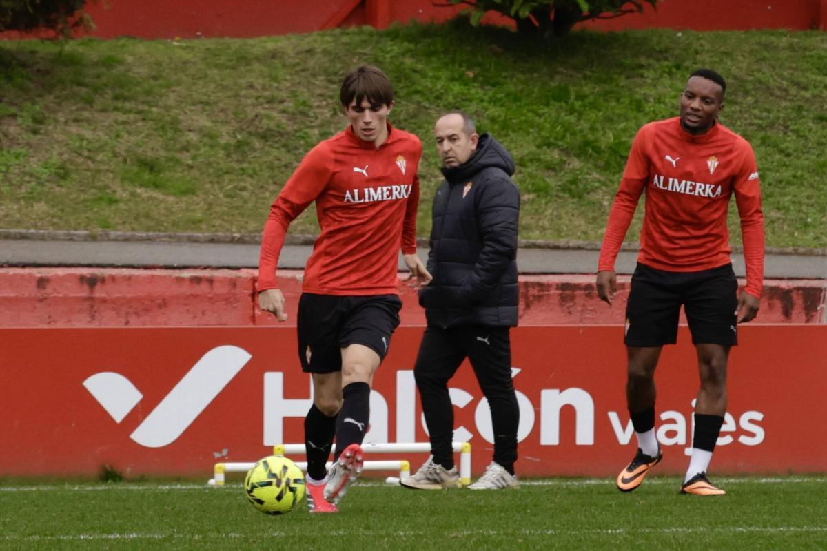 Mareo. Entrenamiento del Sporting.
