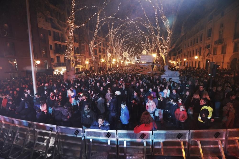 Palma da la bienvenida a 2017 en el Born