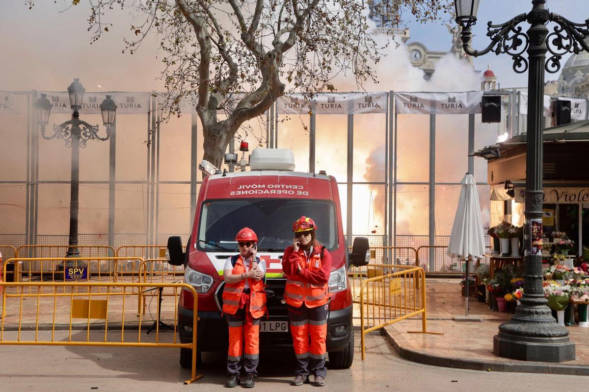 Así ha sido la mascletà de hoy, 18 de marzo