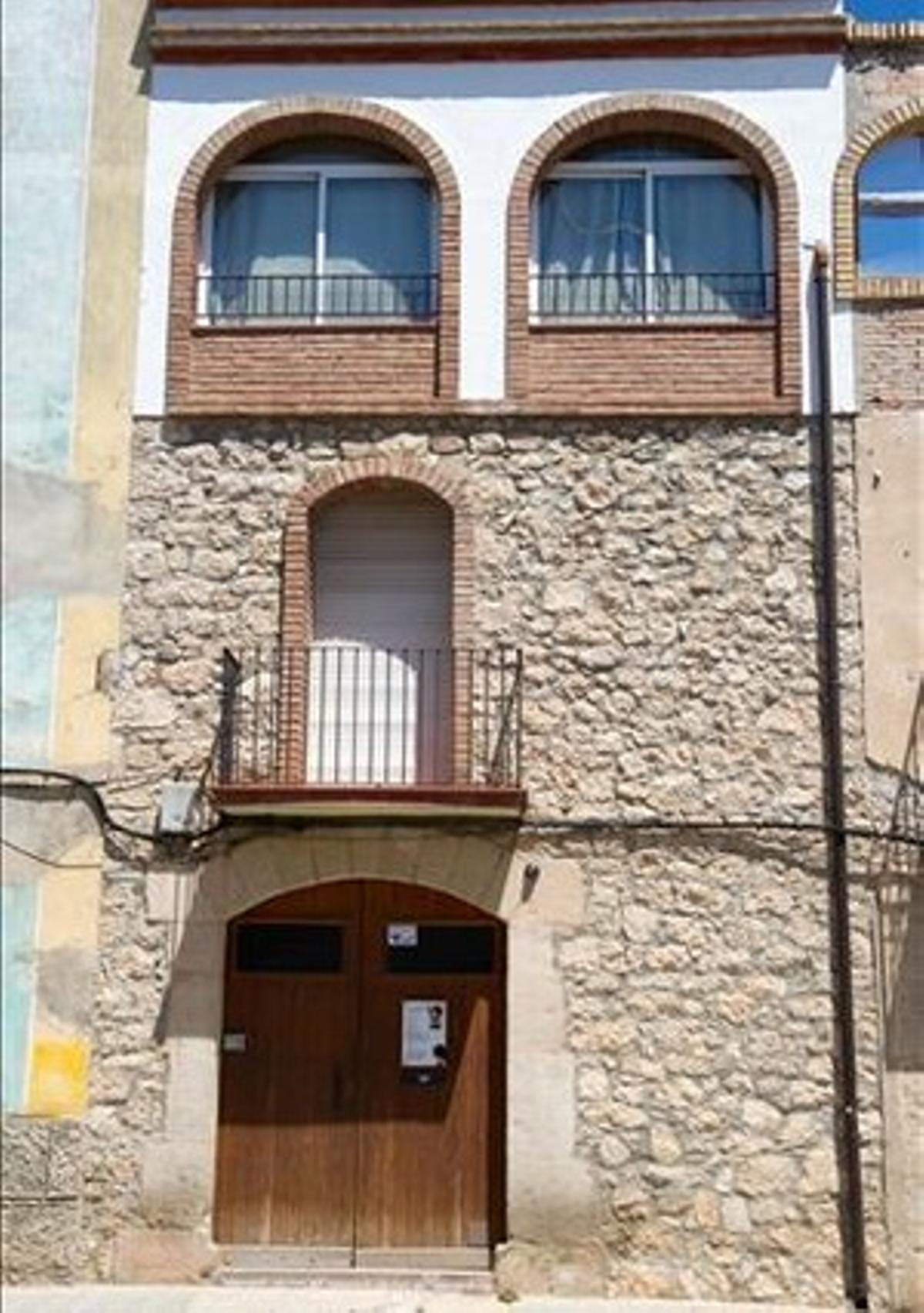 Casa del presumpte pederasta de Castelldans. Casa del presumpte pederasta de Castelldans.