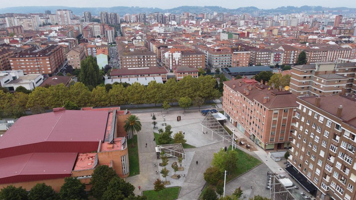 Vista general del barrio de El Llano.