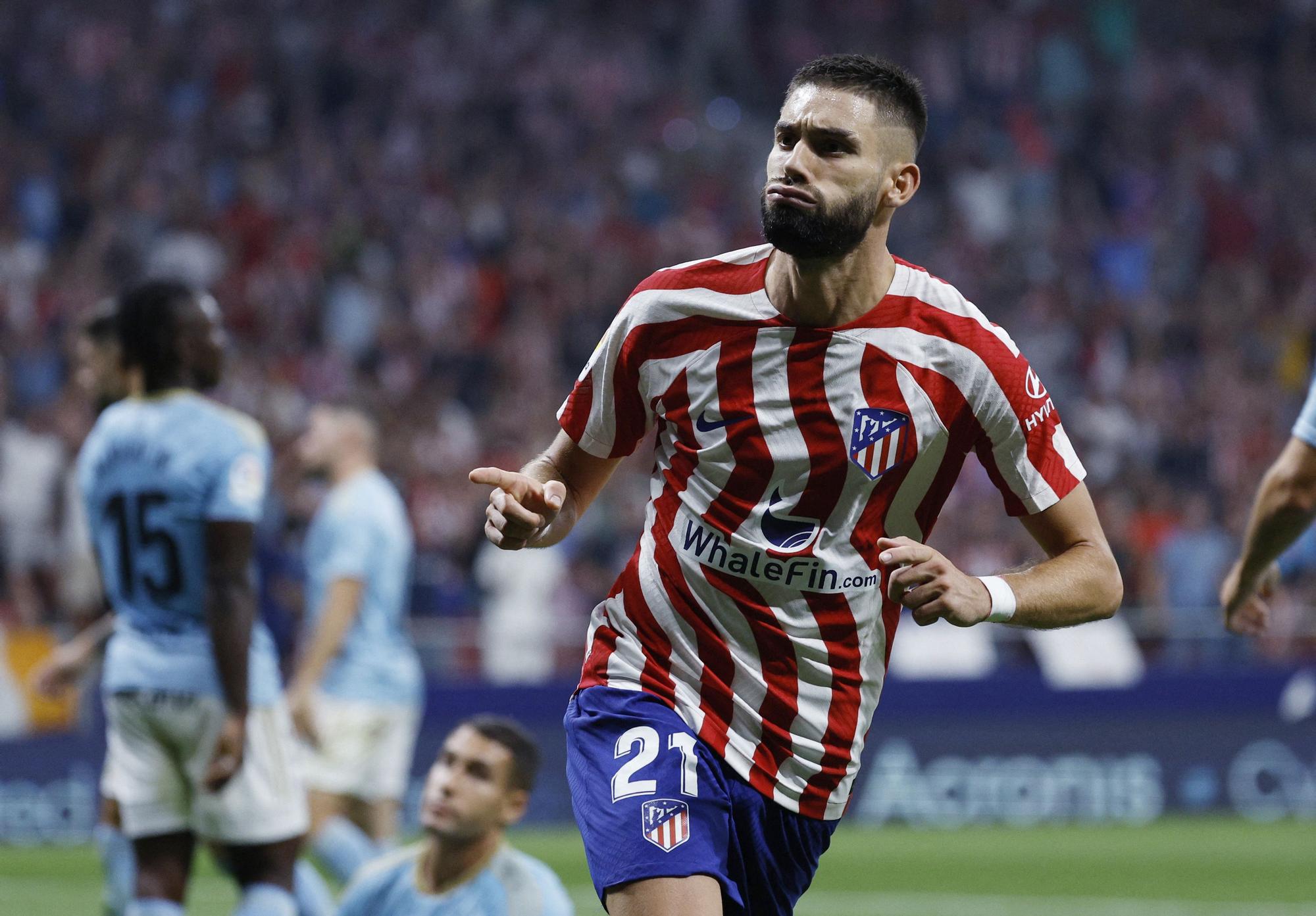 Las imágenes que resumen los mejores momentos del partido Atlético de Madrid 4-1 Celta