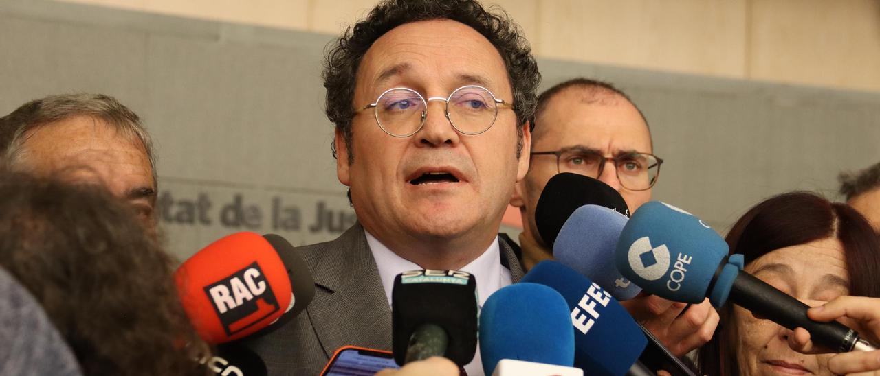 El fiscal general del Estado, Álvaro García Ortiz, en una atención a los medios