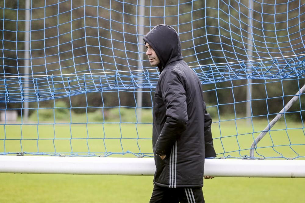 Entrenamiento del Real Oviedo en El Requexón