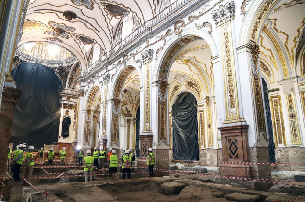 Obras de restauración en la Iglesia de los Santos Mártires