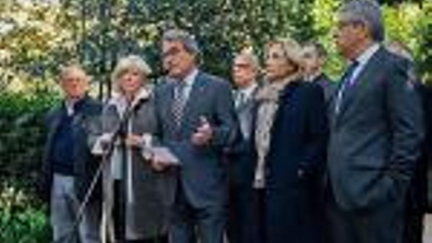 Artur Mas, Irene Rigau i Joana Ortega, en una foto d&#039;arxiu.