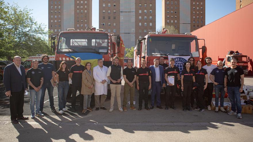 Dos camiones de bomberos para ayudar a Ucrania