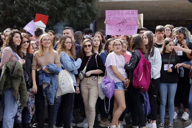 Manifestación de los estudiantes en Valencia contra el pin parental