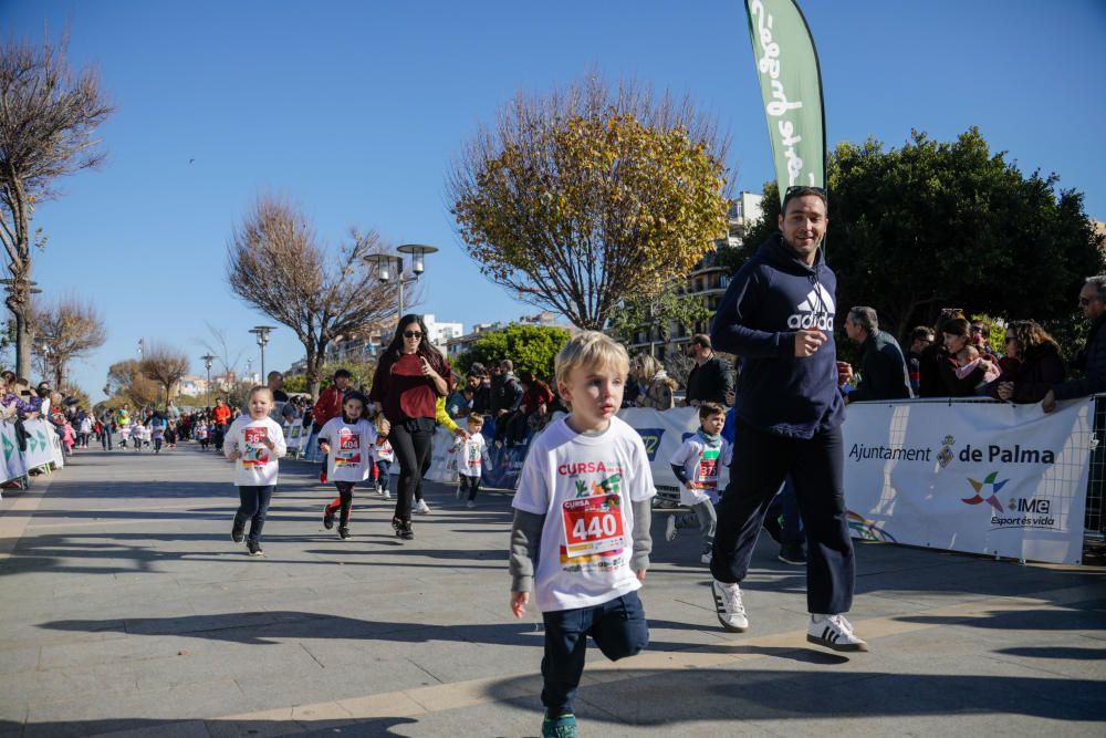 Mil niños y niñas participan en la carrera infantil de Reyes en Palma