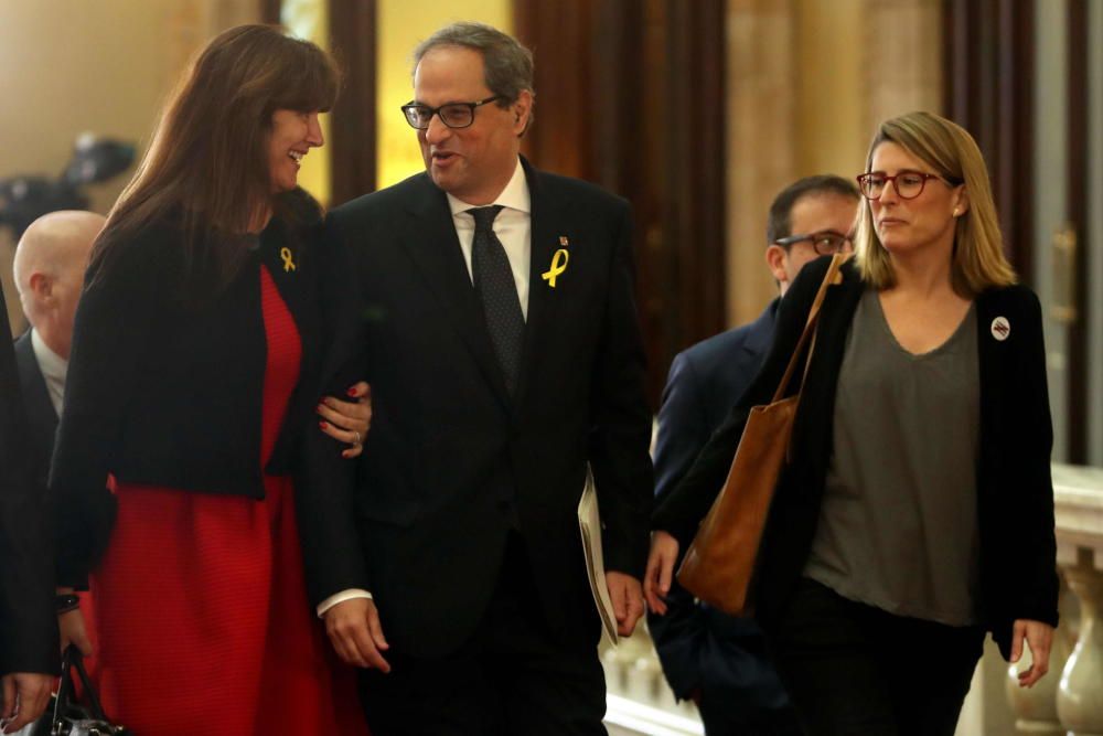 Ple d'investidura de Quim Torra