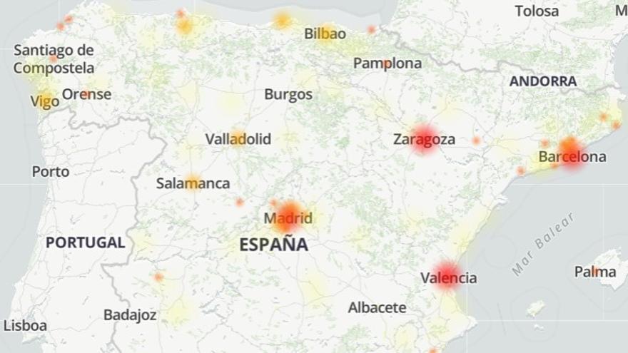 Twitter pateix una caiguda global que a Espanya afecta sobretot Catalunya