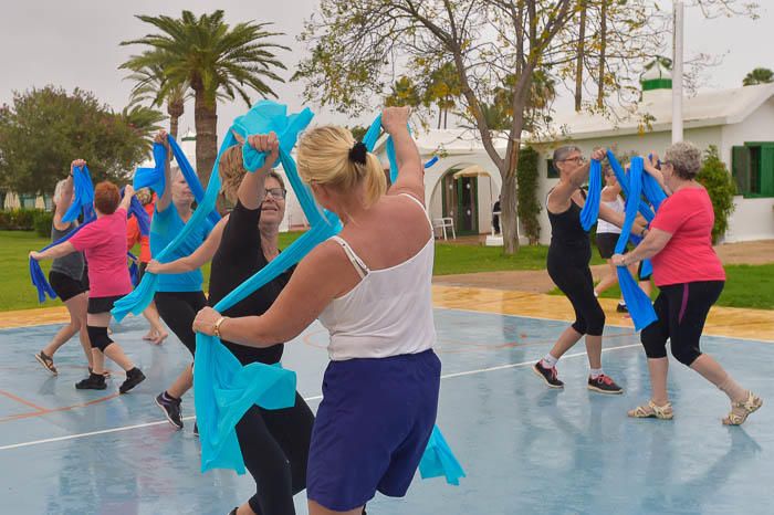 Gimnastas daneses del Festival Blume