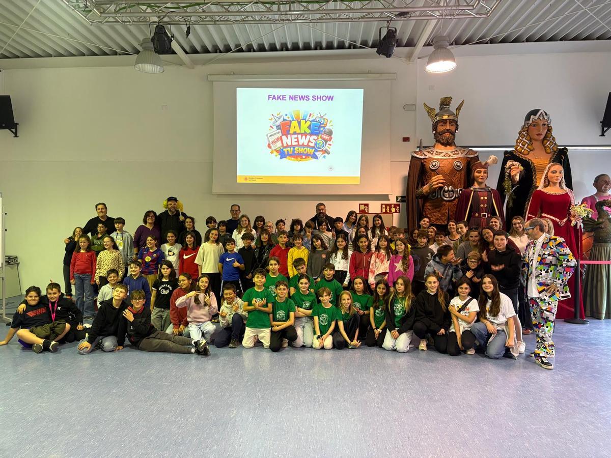 Els participants en el Consell d'Infants Comarcal del Bages