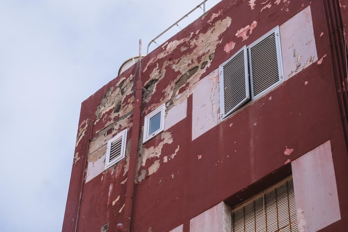 Viviendas de Sanz Orrio en malas condiciones.