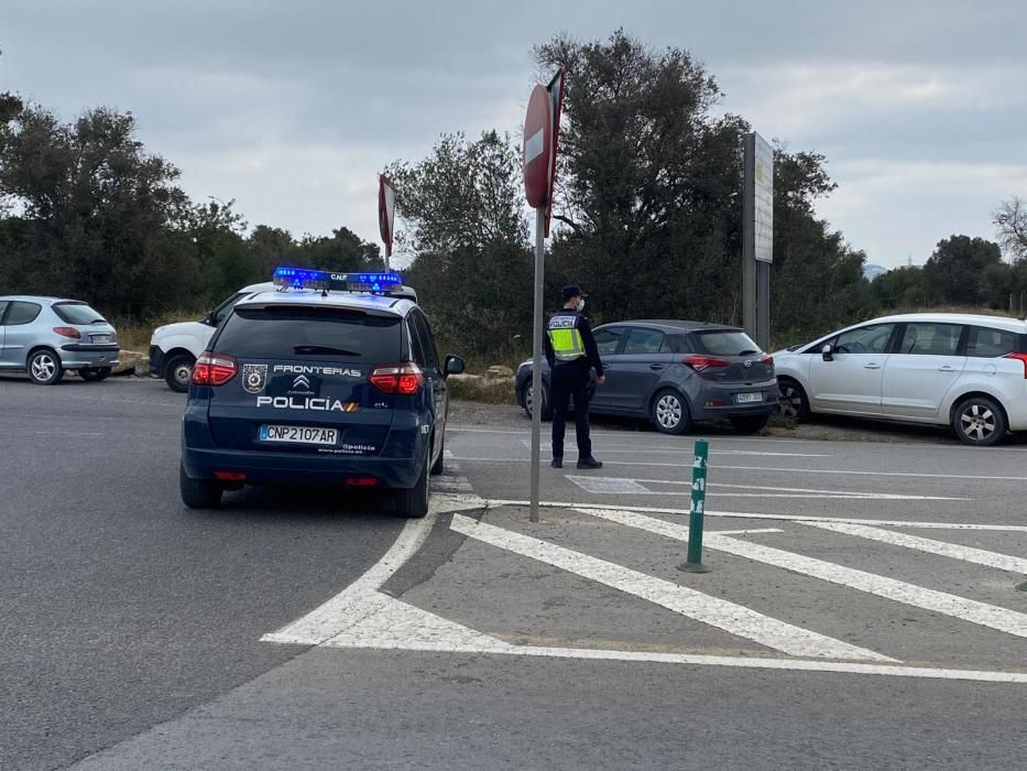 Controles policiales en Ibiza