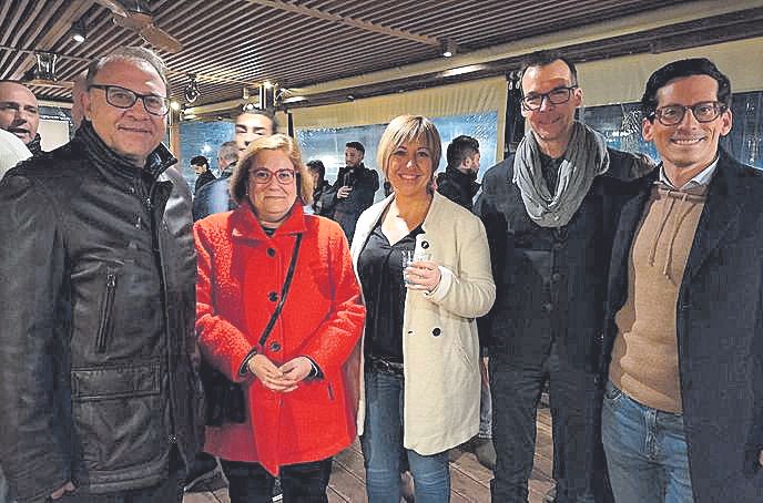 Antonio Panfill, Mercedes Celeste, Margalida Canet, Joan Moyà y Manu Blanco.