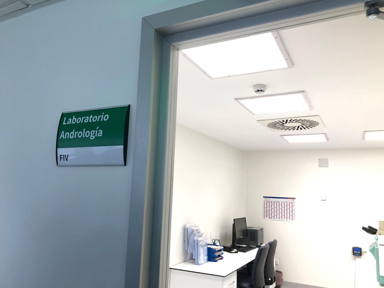 Renovación del laboratorio de reproducción asistida del Hospital Materno de Málaga.