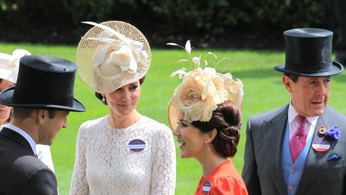 Kate Middleton y Mary de Dinamarca, duelo de estilo en Ascot