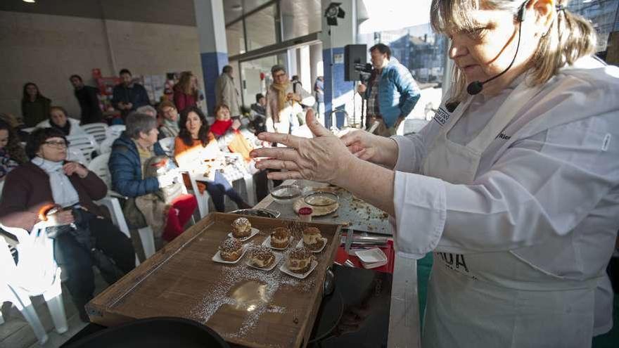 Tere Rico preparó un plato dulce y otro salado. // Bernabé/Cris M.V.