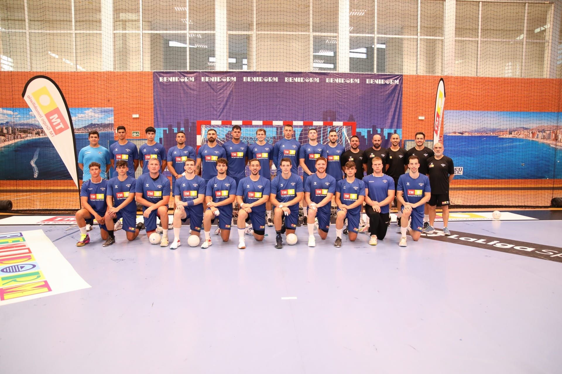 Primer entrenamiento del equipo TM Benidorm