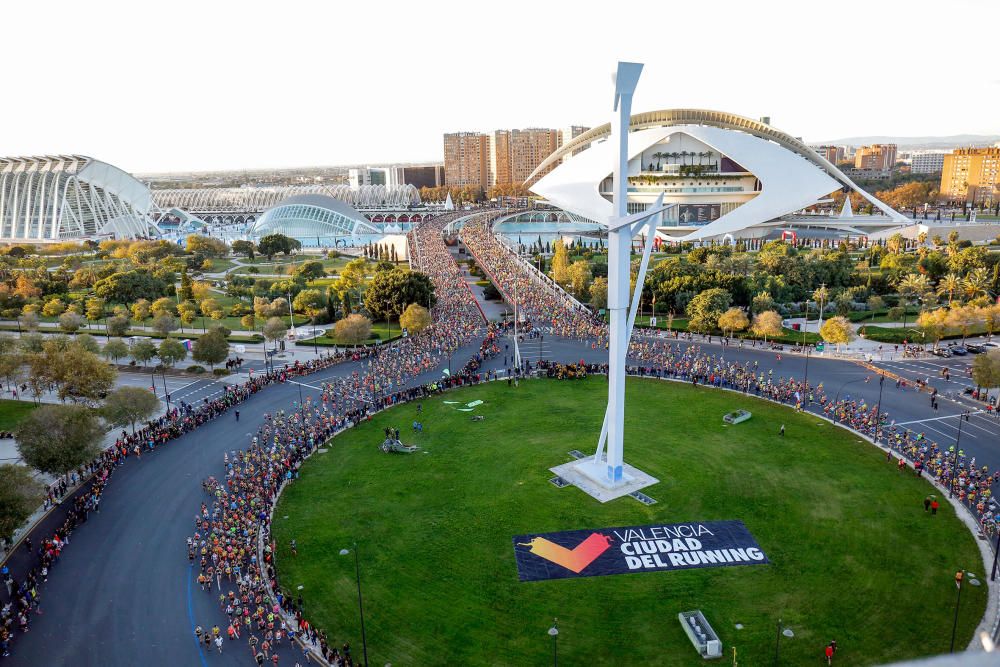 El Maratón Valencia 2018, en imágenes