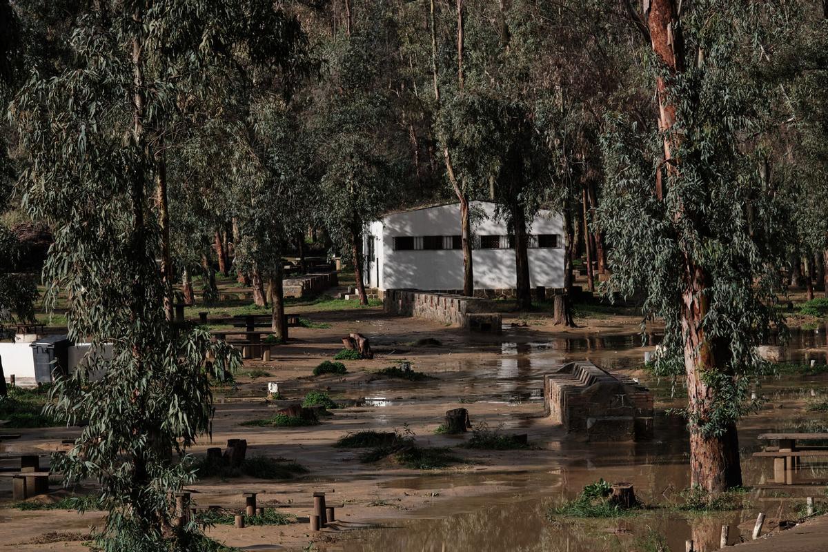 Inundaciones en Cártama tras el temporal del sábado en Málaga